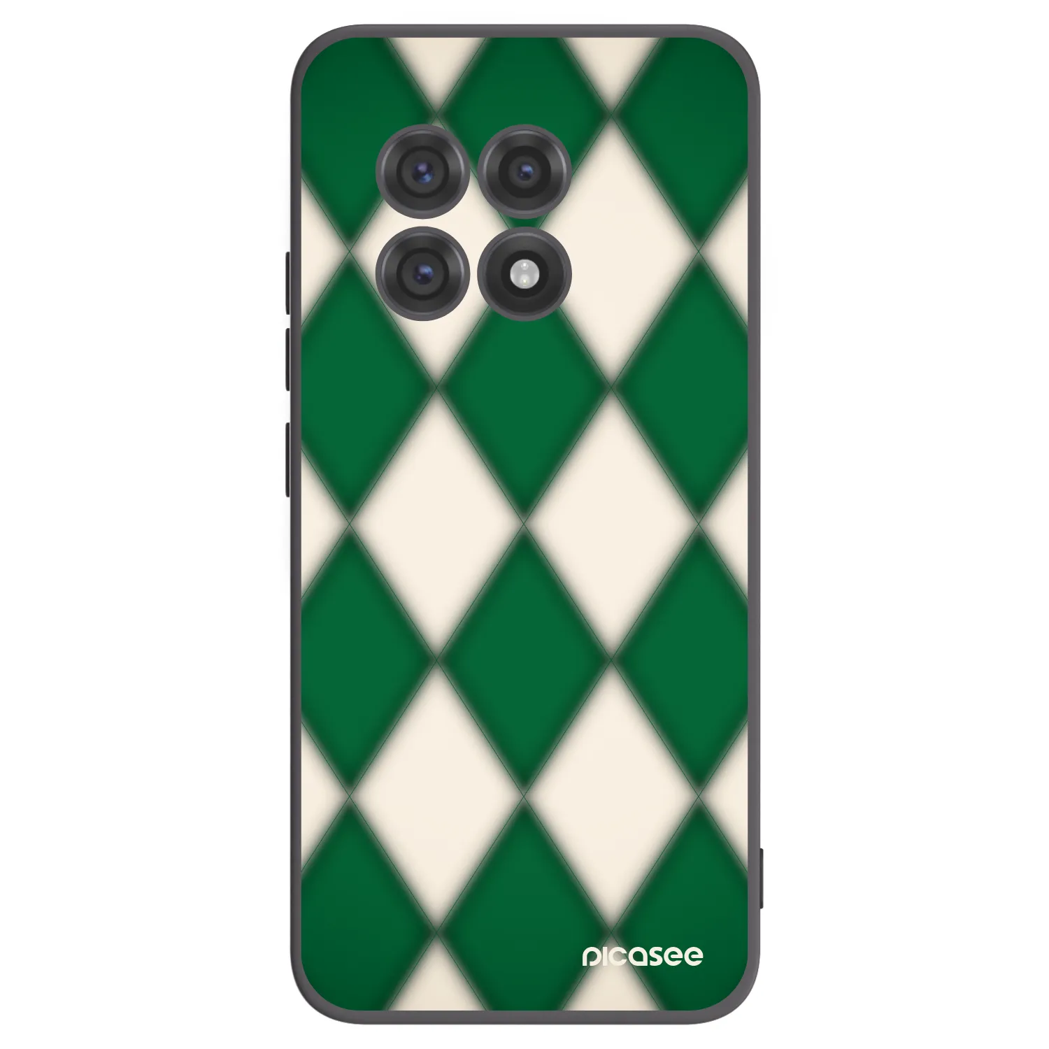 Picasee silikonowe czarne etui na OnePlus 13R 5G - Emerald Diamond