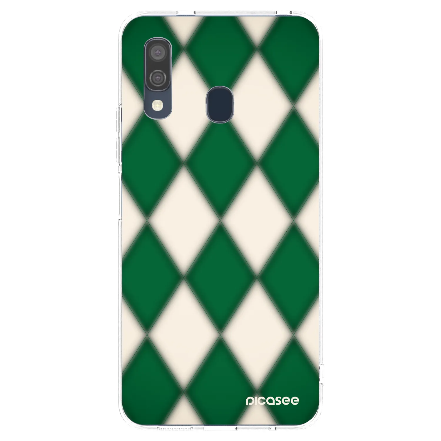 Picasee silikonowe przeźroczyste etui na Samsung Galaxy A40 A405F - Emerald Diamond
