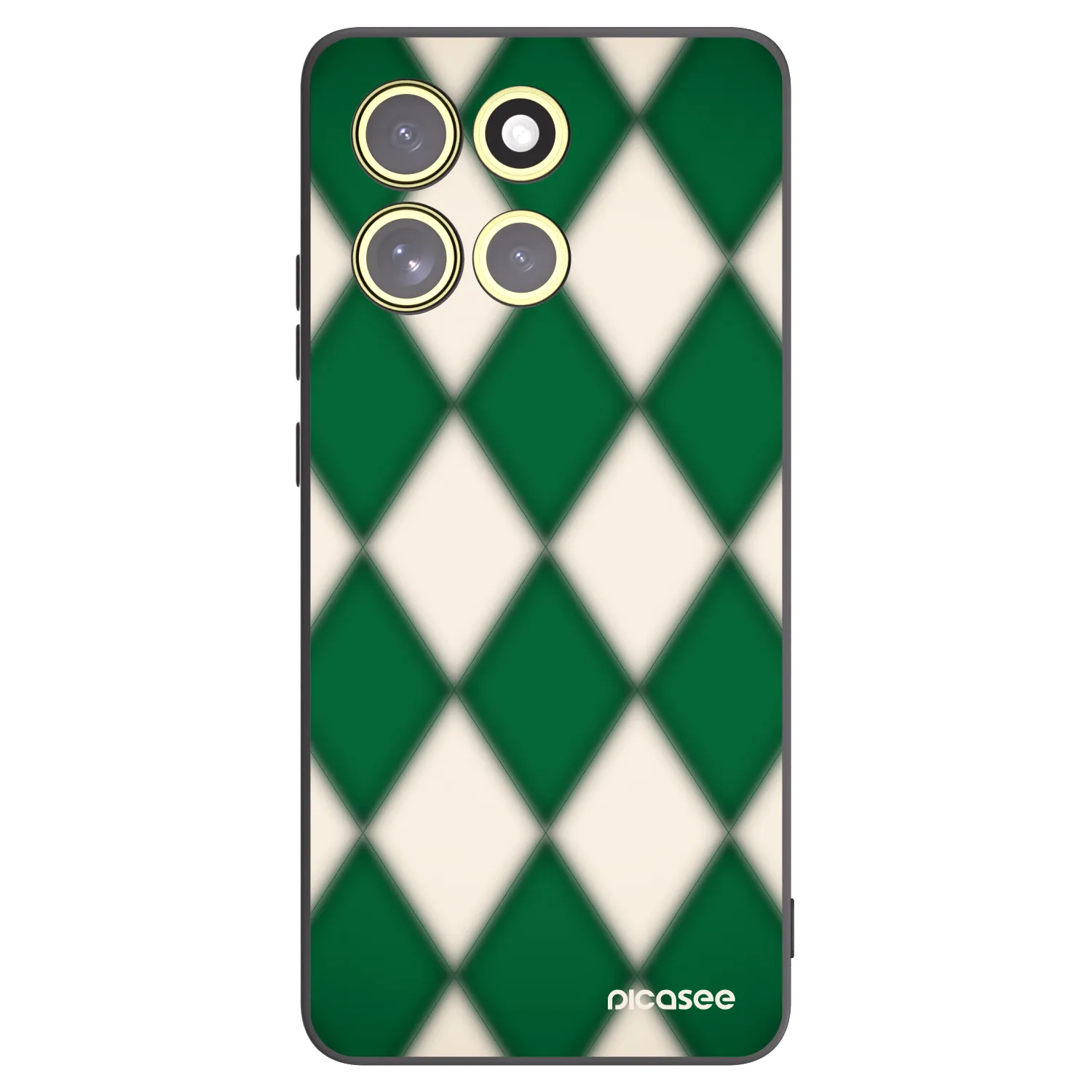 Picasee silikonowe czarne etui na Motorola Moto G86 5G - Emerald Diamond