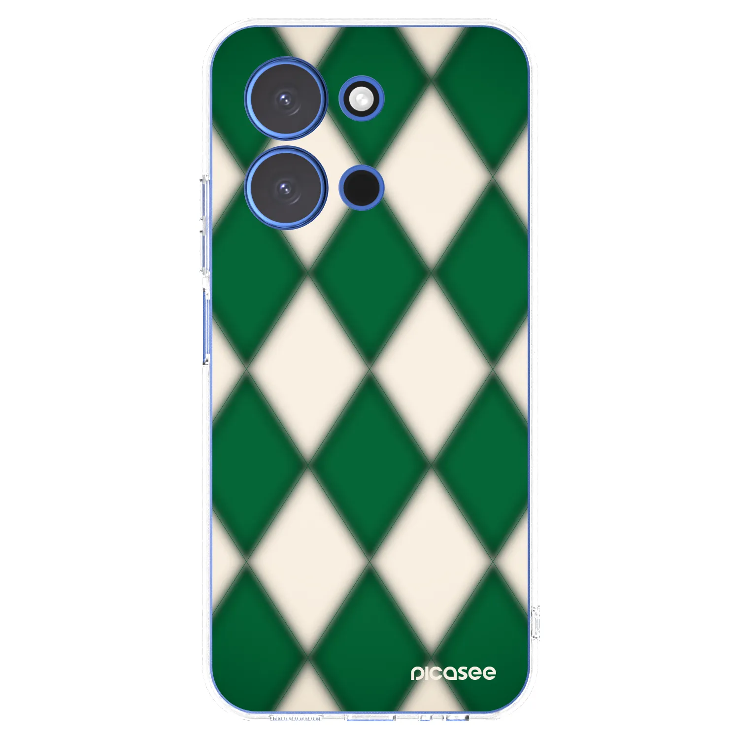 Picasee silikonowe przeźroczyste etui na Xiaomi Redmi 15C 4G - Emerald Diamond