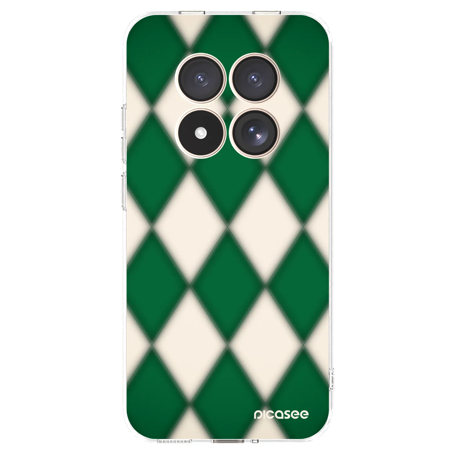 Picasee silikonowe przeźroczyste etui na Xiaomi Redmi Note 15 Pro 4G - Emerald Diamond