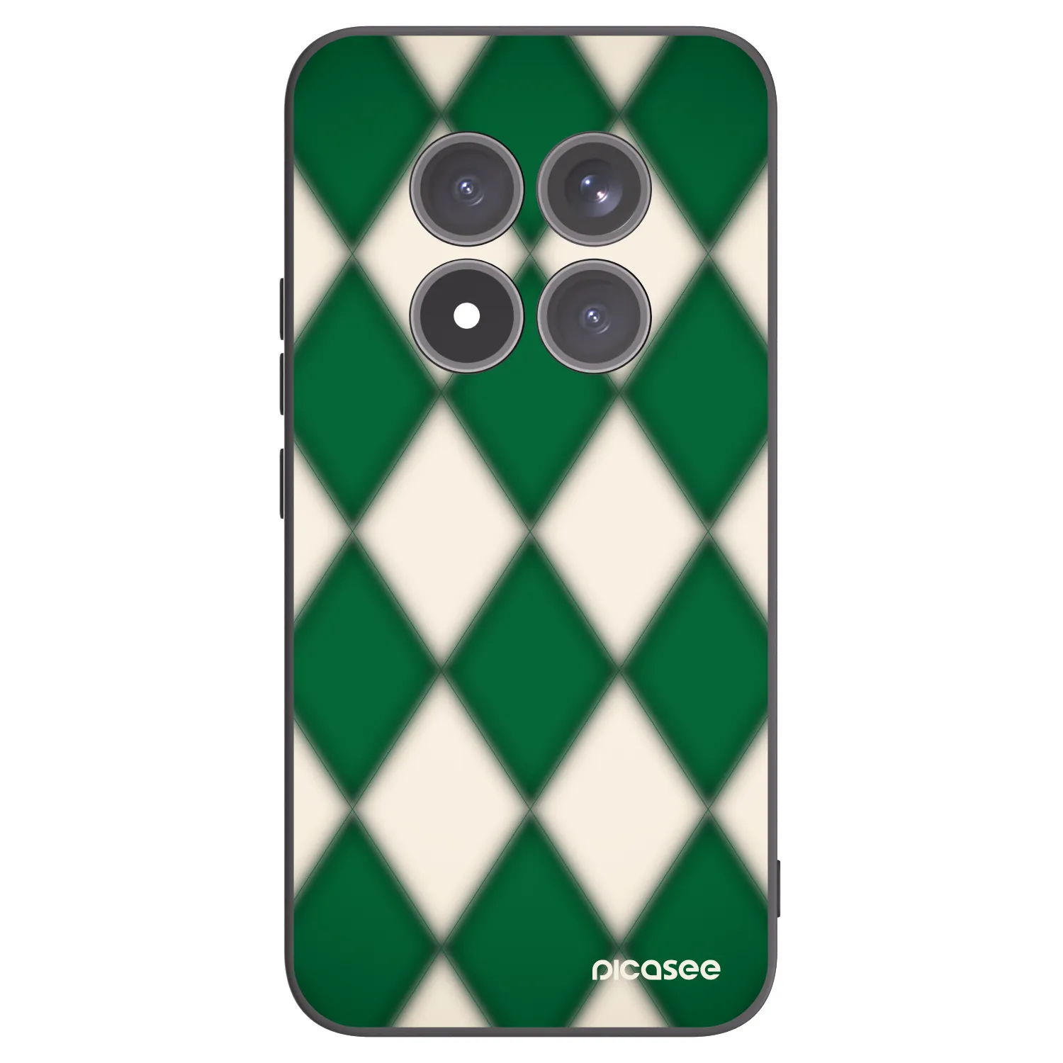 Picasee silikonowe czarne etui na Xiaomi Redmi Note 15 Pro+ - Emerald Diamond