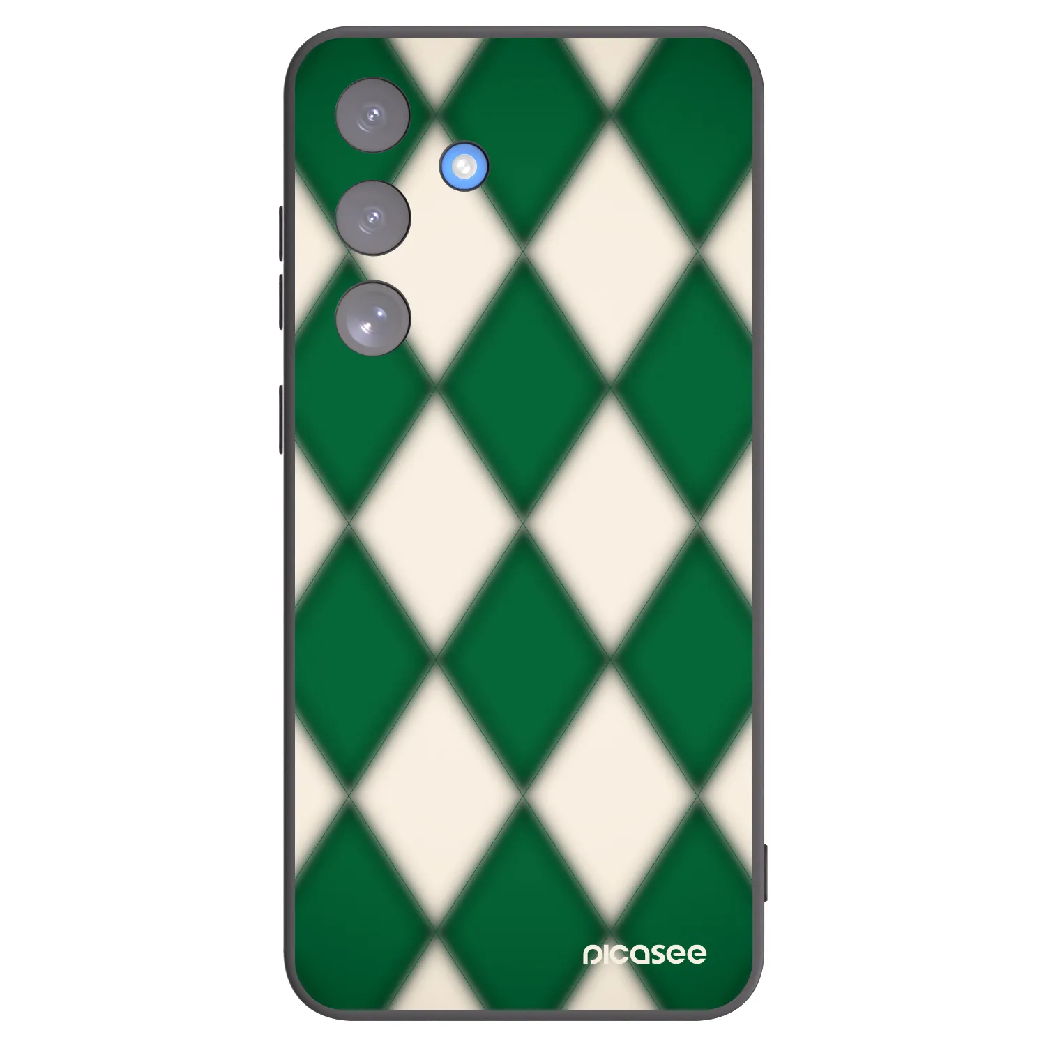 Picasee silikonowe czarne etui na Samsung Galaxy S25 FE 5G - Emerald Diamond