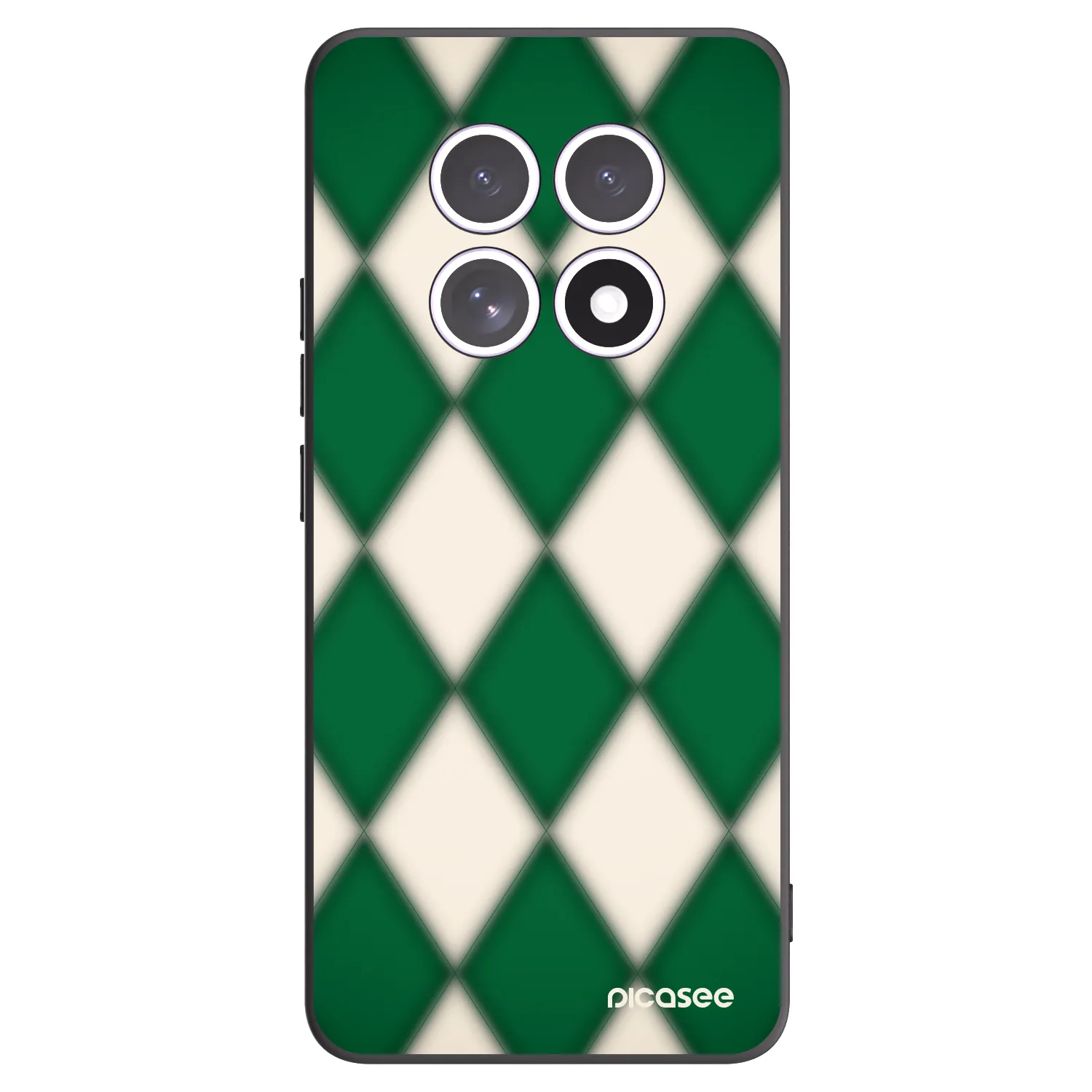 Picasee silikonowe czarne etui na Xiaomi Redmi Note 15 4G - Emerald Diamond