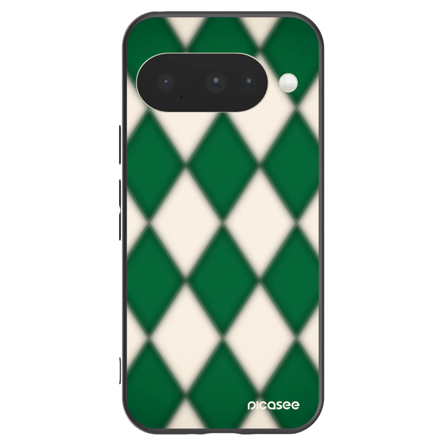 Picasee silikonowe czarne etui na Google Pixel 10 - Emerald Diamond