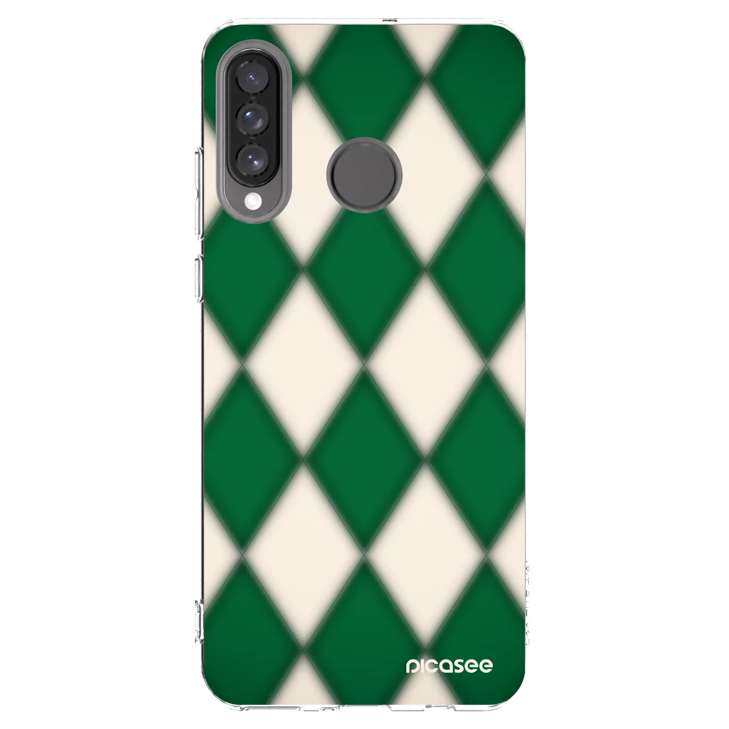 Picasee silikonowe przeźroczyste etui na Huawei P30 Lite - Emerald Diamond