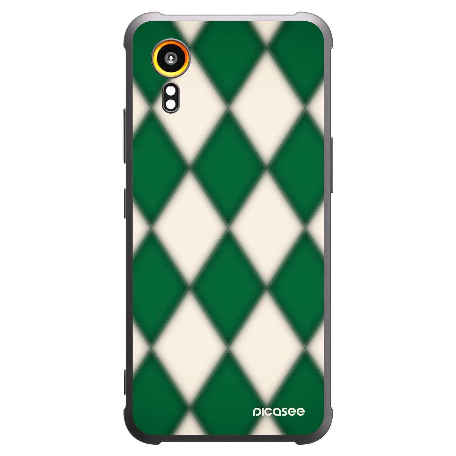 Picasee silikonowe czarne etui na Samsung Galaxy Xcover 7 - Emerald Diamond
