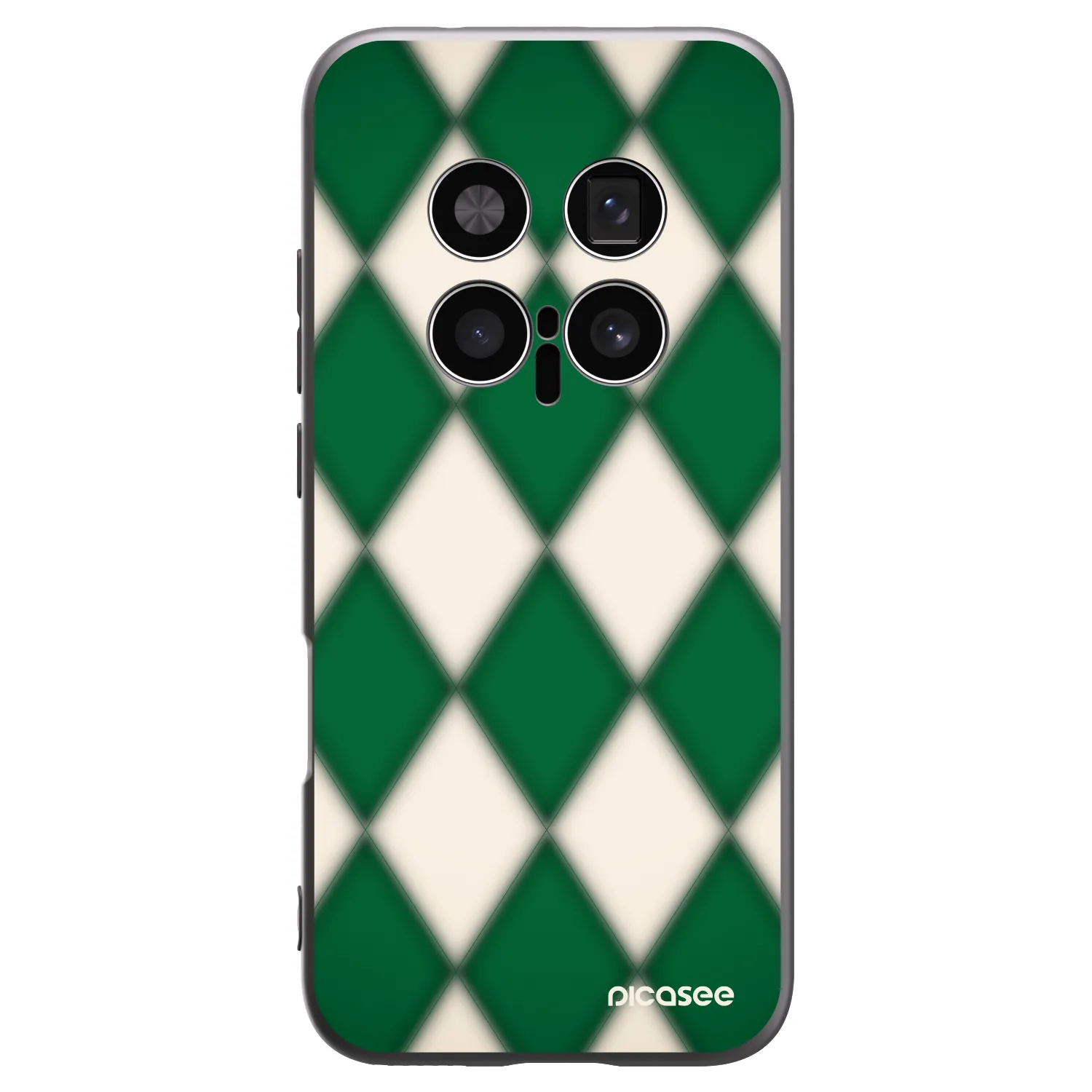 Picasee silikonowe czarne etui na Honor Magic8 Pro 5G - Emerald Diamond