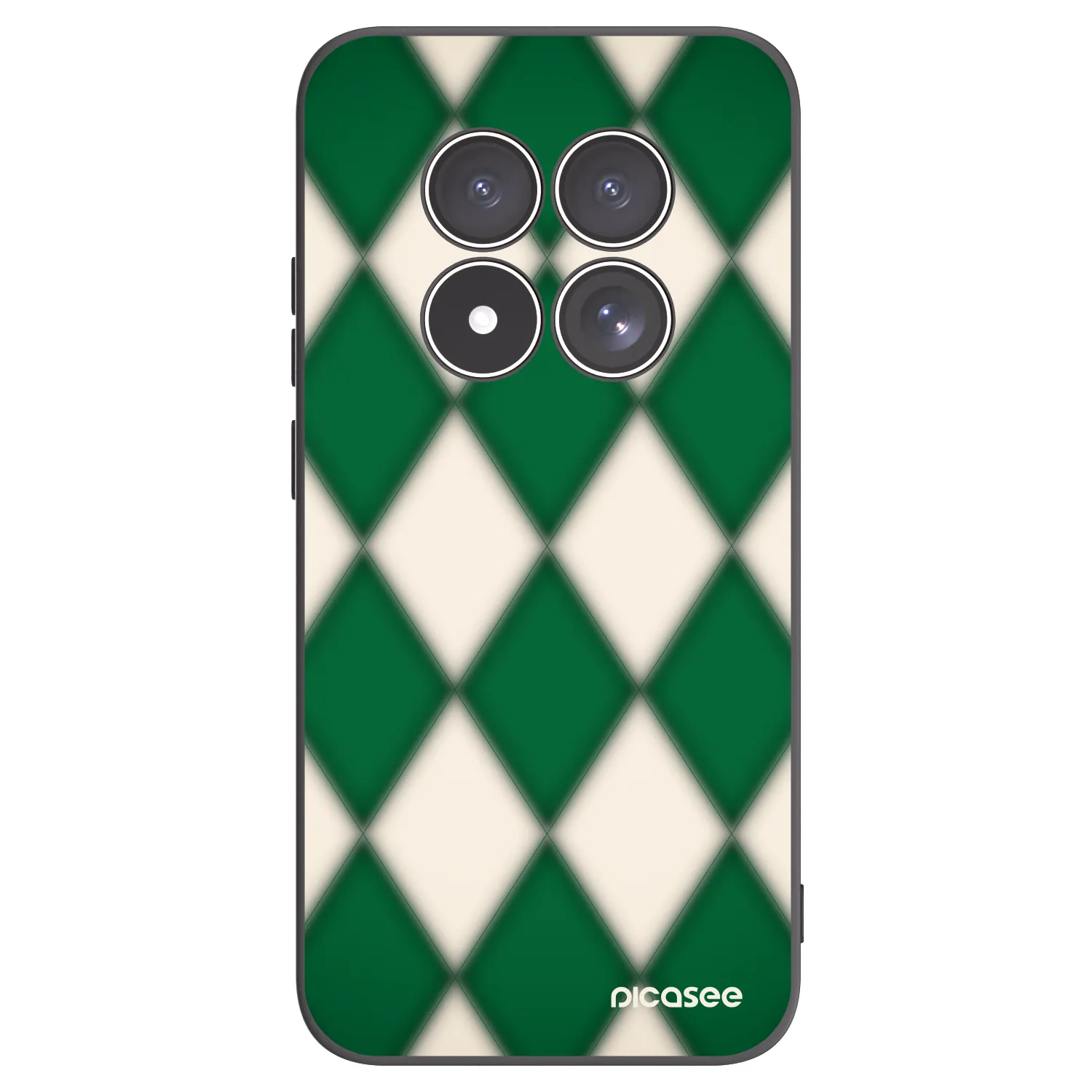 Picasee silikonowe czarne etui na Xiaomi Redmi Note 15 Pro 5G - Emerald Diamond