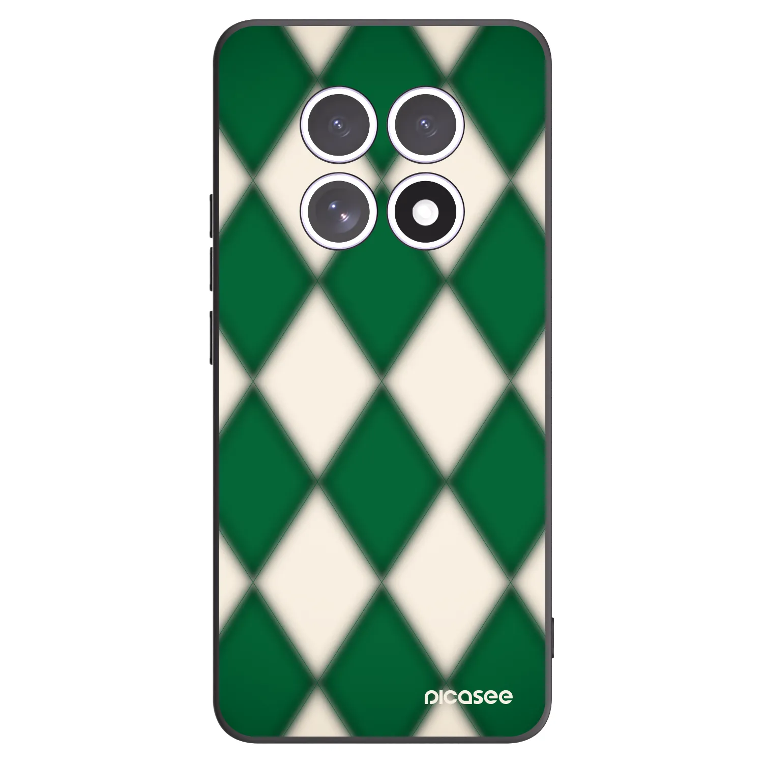 Picasee silikonowe czarne etui na Xiaomi Redmi Note 15 5G - Emerald Diamond