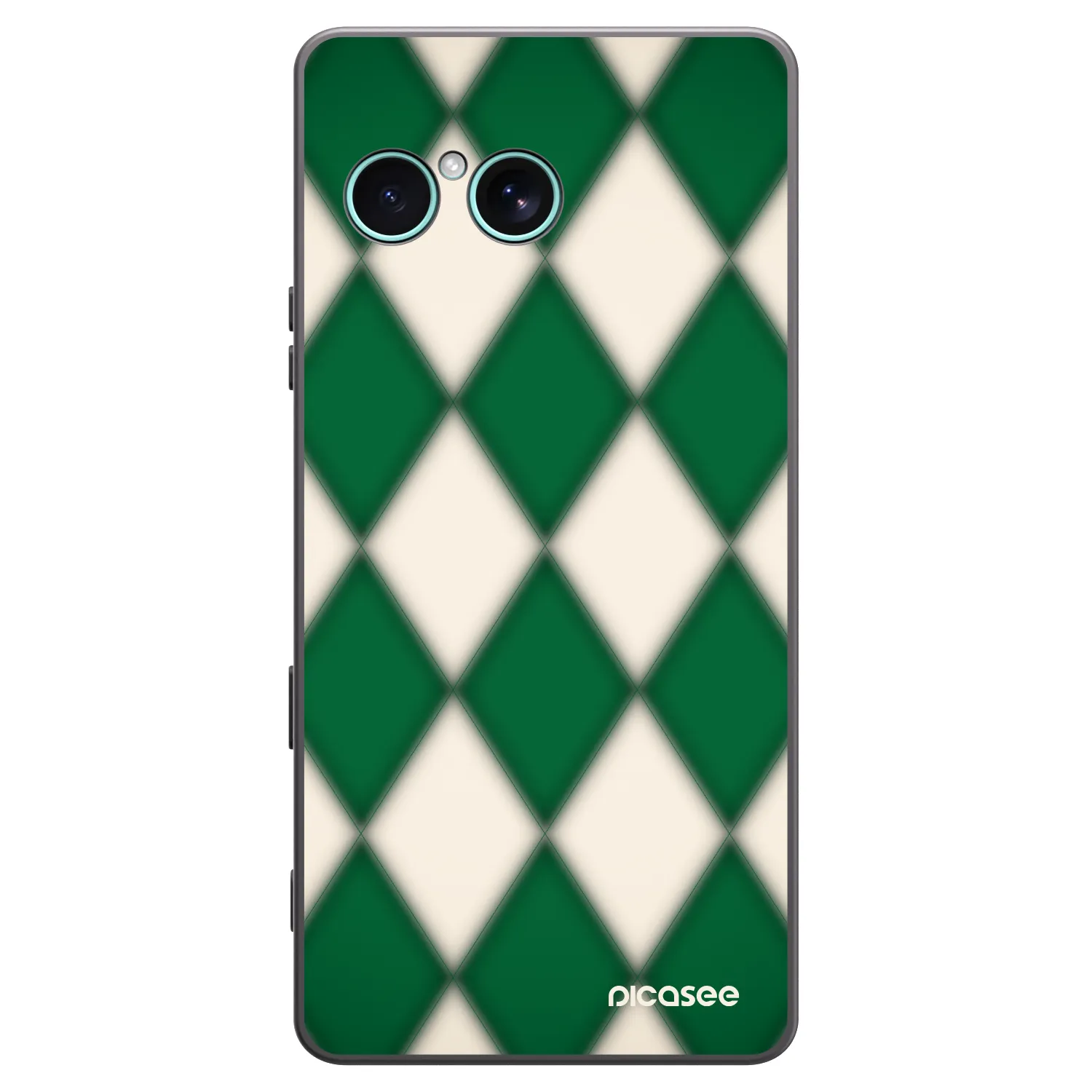 Picasee silikonowe czarne etui na Sony Xperia 10 VII - Emerald Diamond