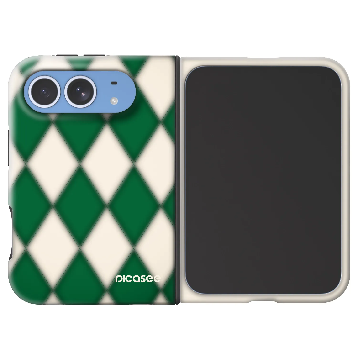 Picasee Fashion Case MagSafe na Apple iPhone Duo - Emerald Diamond