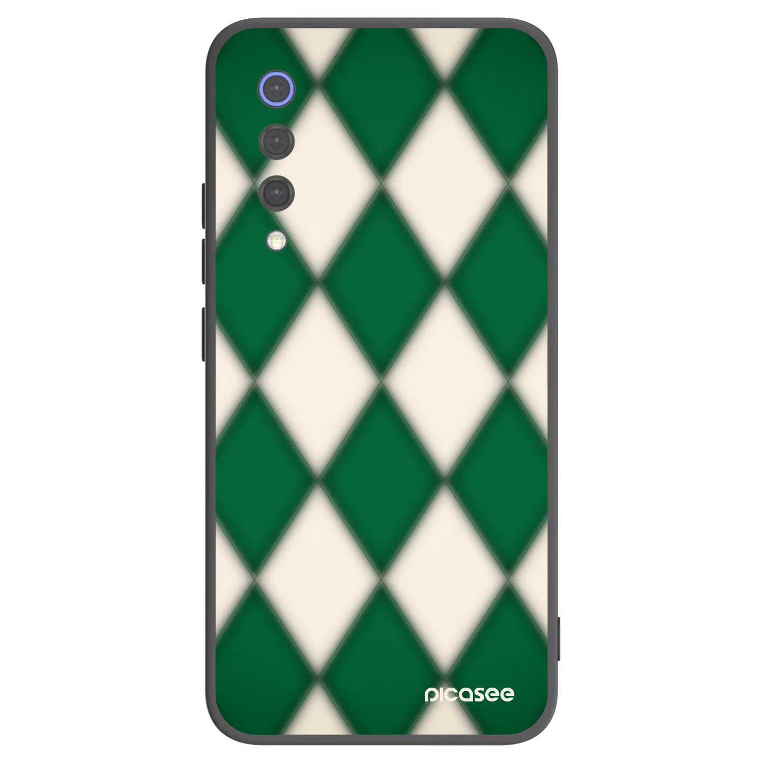 Picasee silikonowe czarne etui na Xiaomi Mi 9 SE - Emerald Diamond