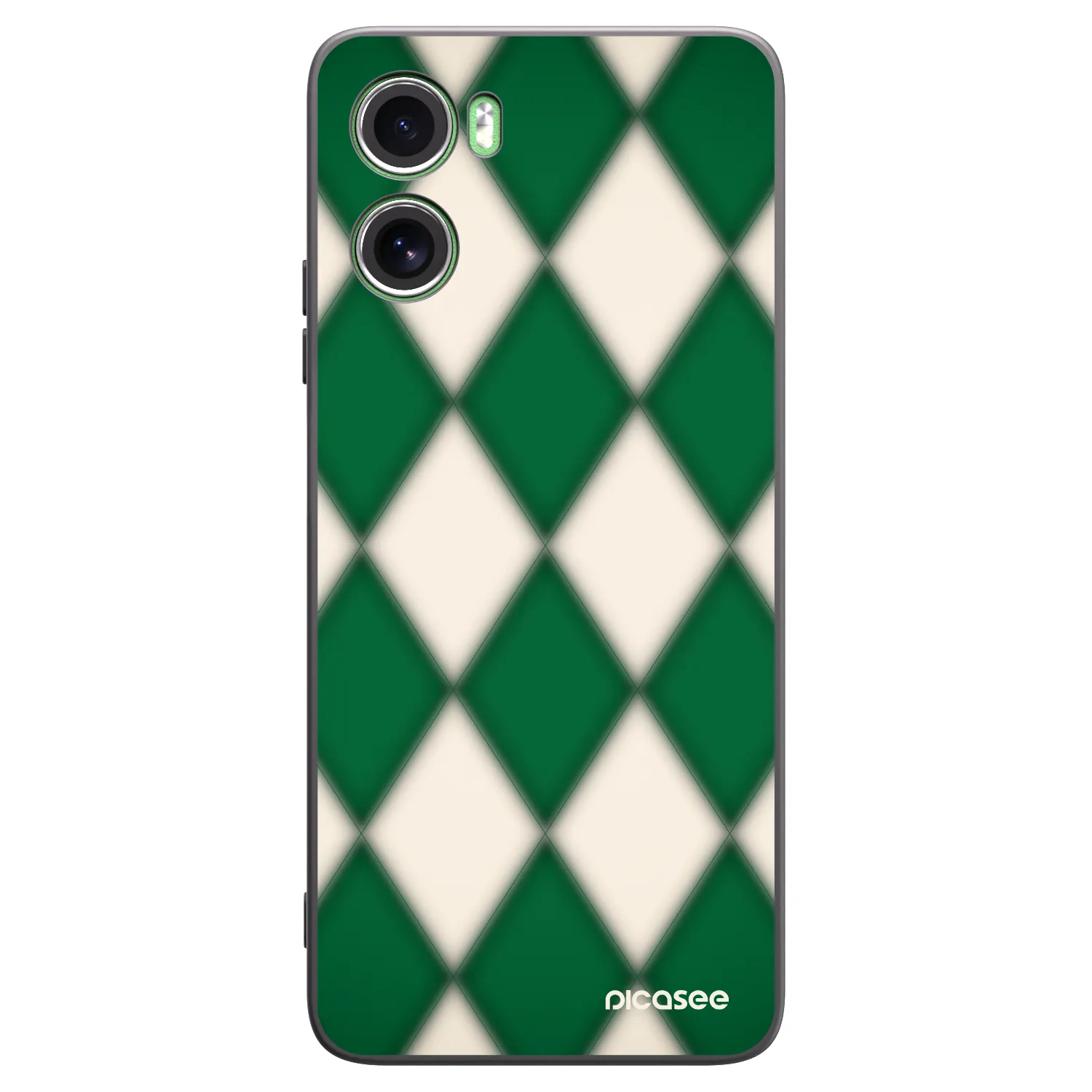 Picasee silikonowe czarne etui na Motorola Moto G06 - Emerald Diamond