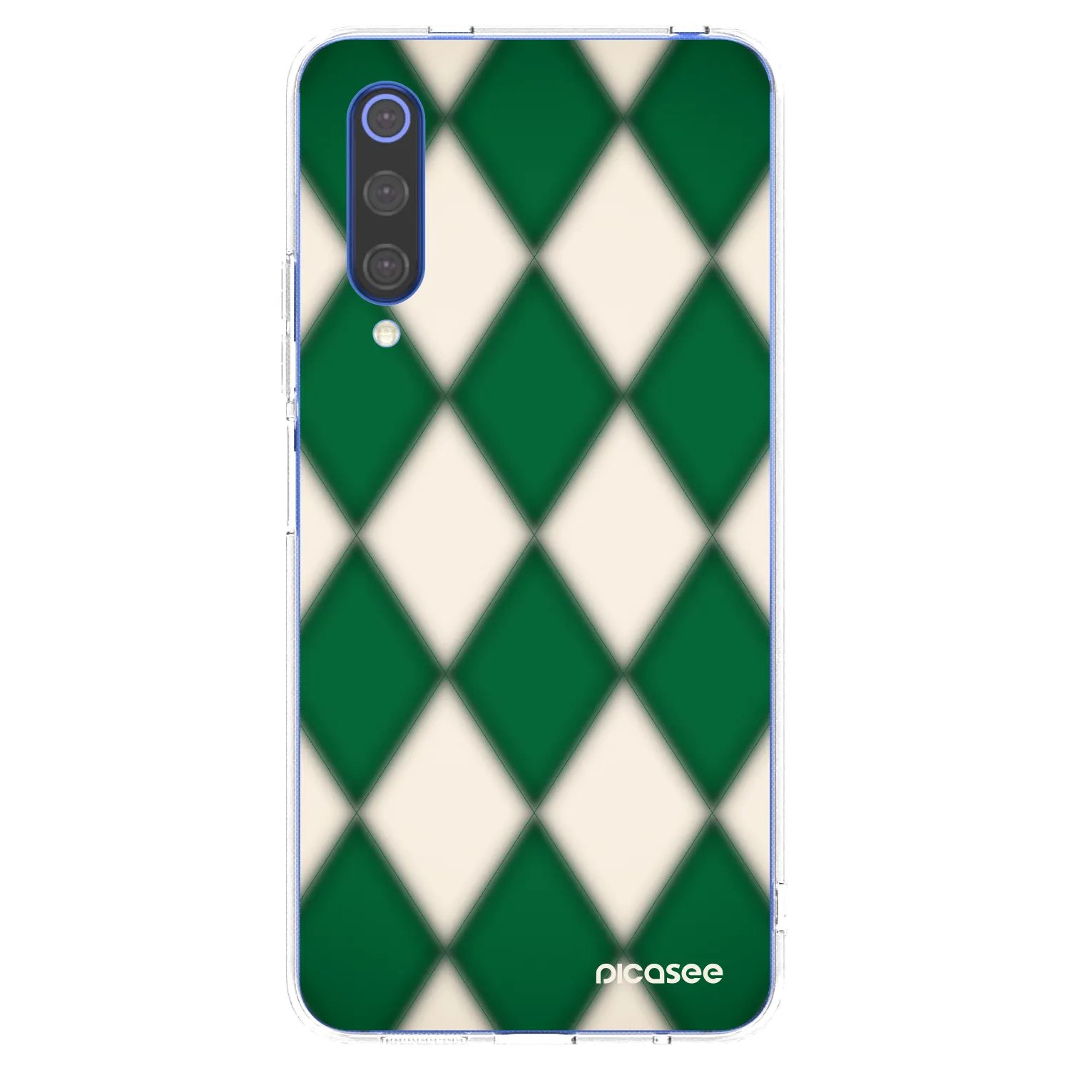 Picasee silikonowe przeźroczyste etui na Xiaomi Mi 9 SE - Emerald Diamond