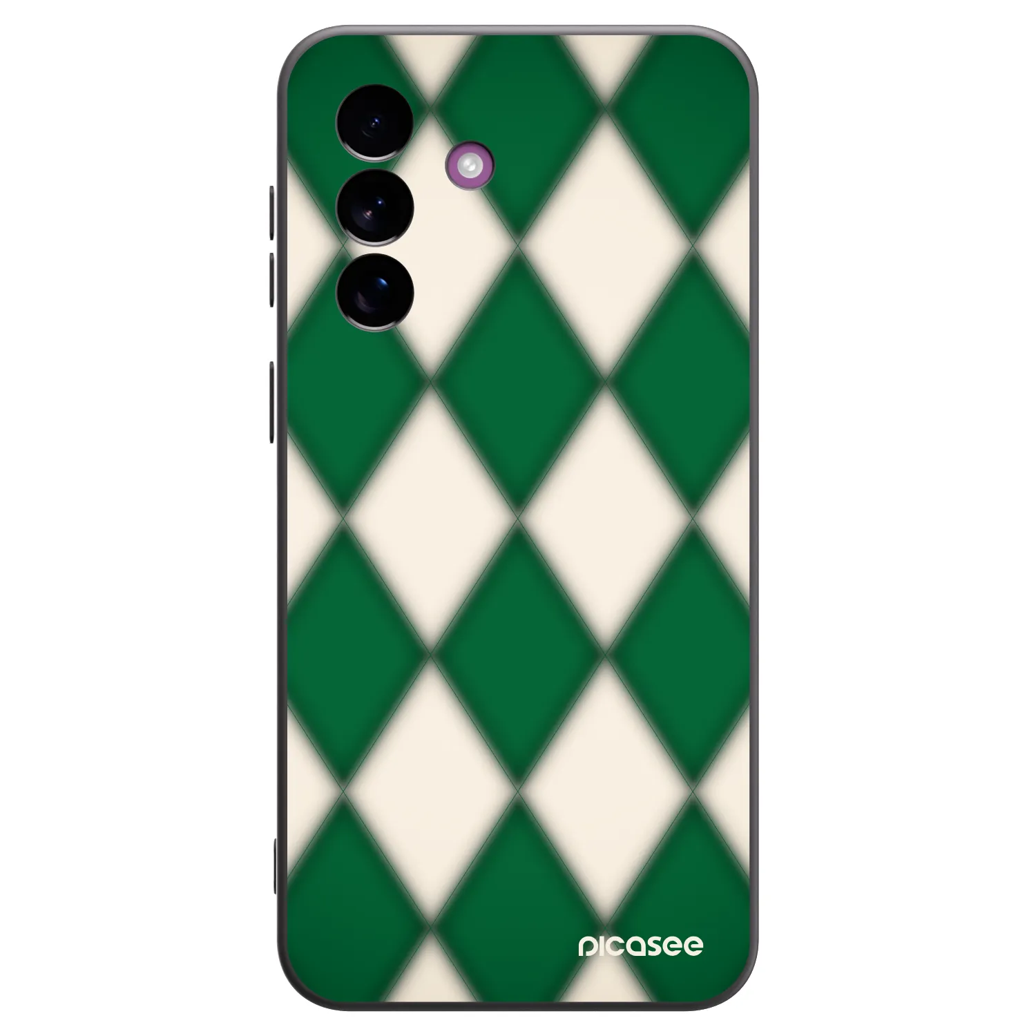 Picasee silikonowe czarne etui na Samsung Galaxy A37 - Emerald Diamond