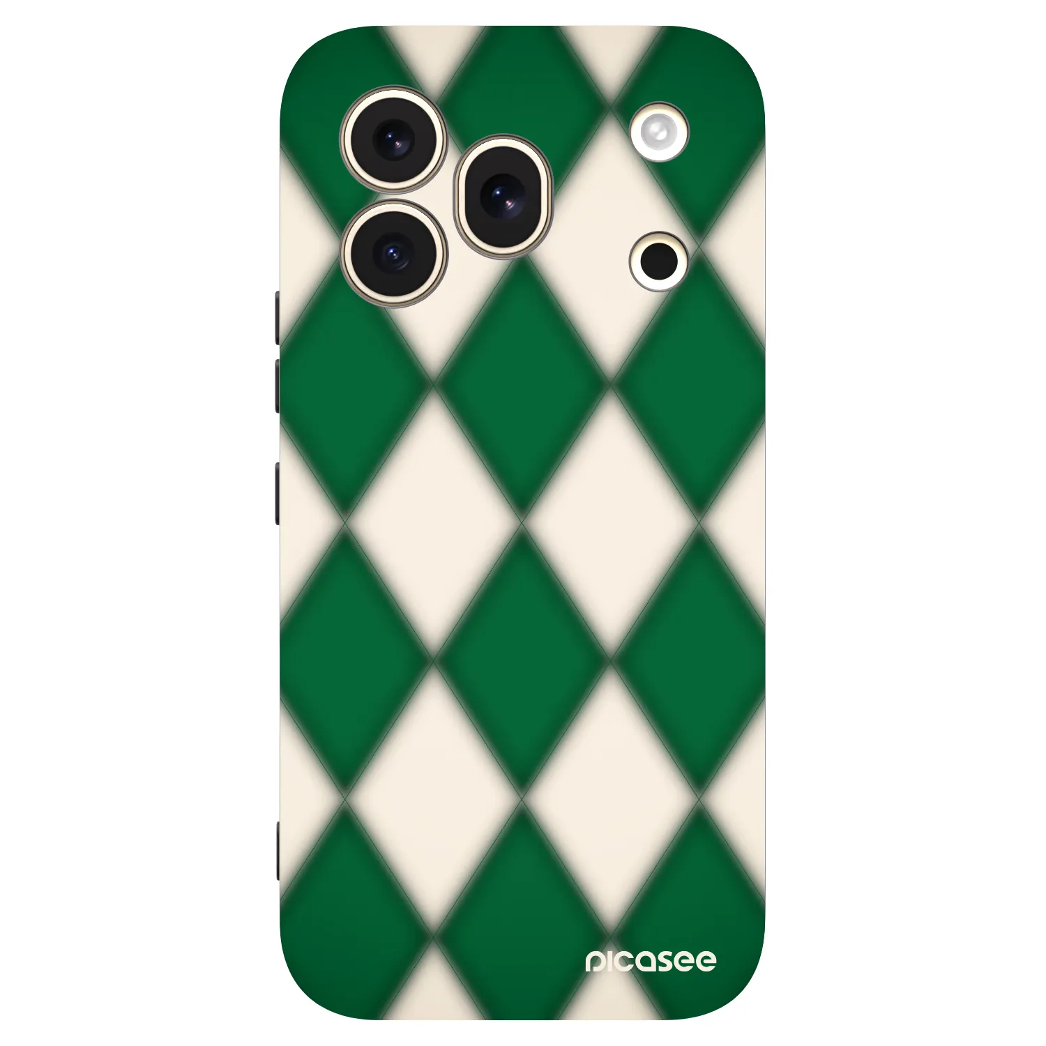 Picasee silikonowe czarne etui na Honor 600 Pro - Emerald Diamond