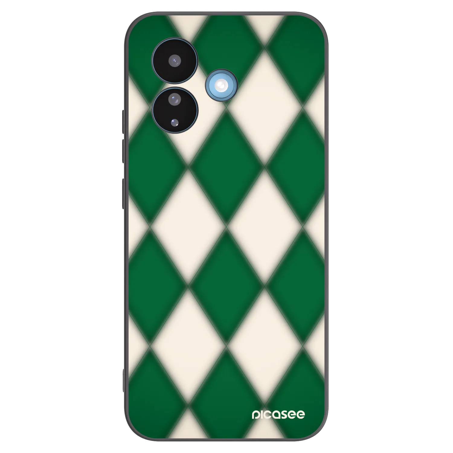 Picasee silikonowe czarne etui na Xiaomi Redmi Note 17 Pro 5G - Emerald Diamond