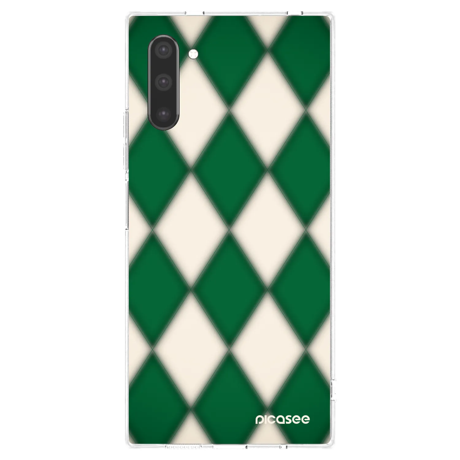 Picasee silikonowe przeźroczyste etui na Samsung Galaxy Note 10 N970F - Emerald Diamond