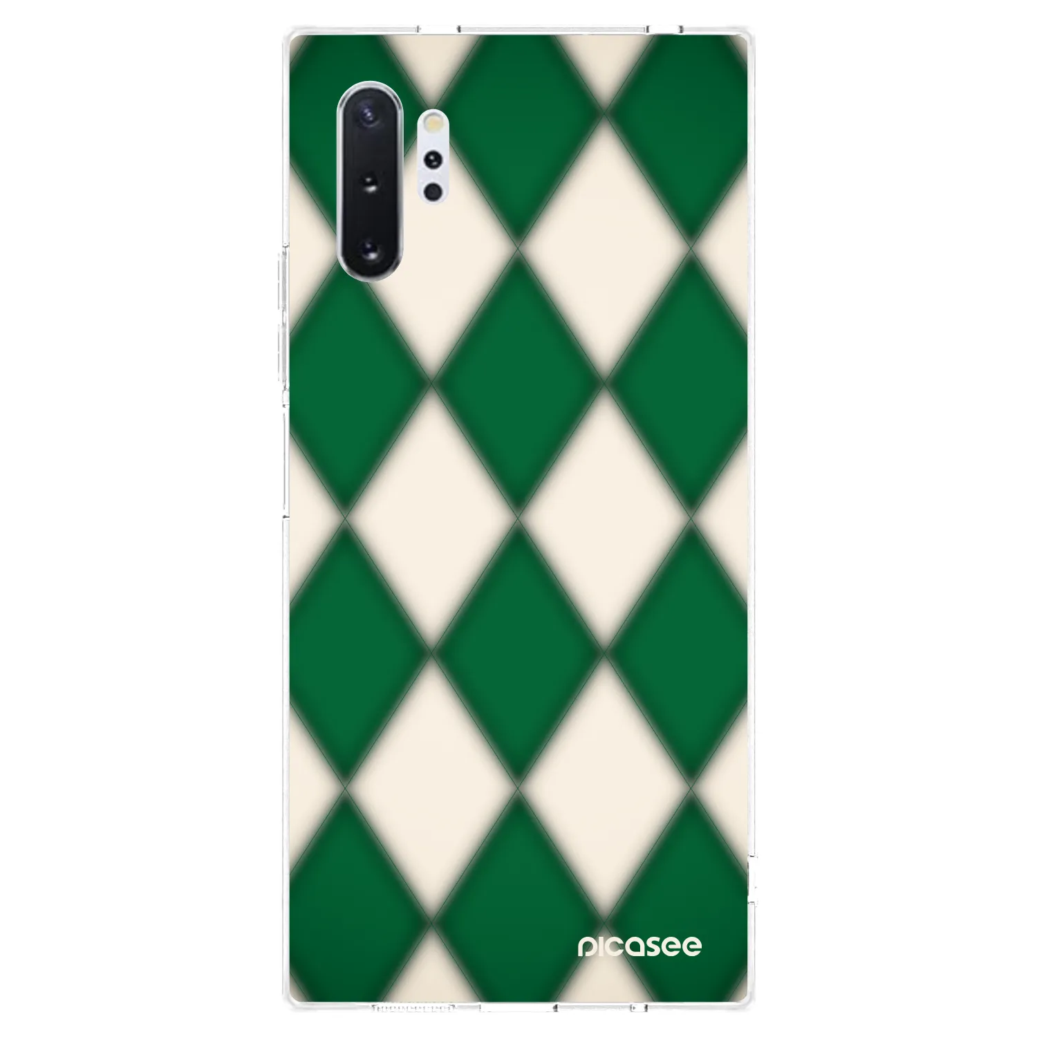 Picasee silikonowe przeźroczyste etui na Samsung Galaxy Note 10+ N975F - Emerald Diamond