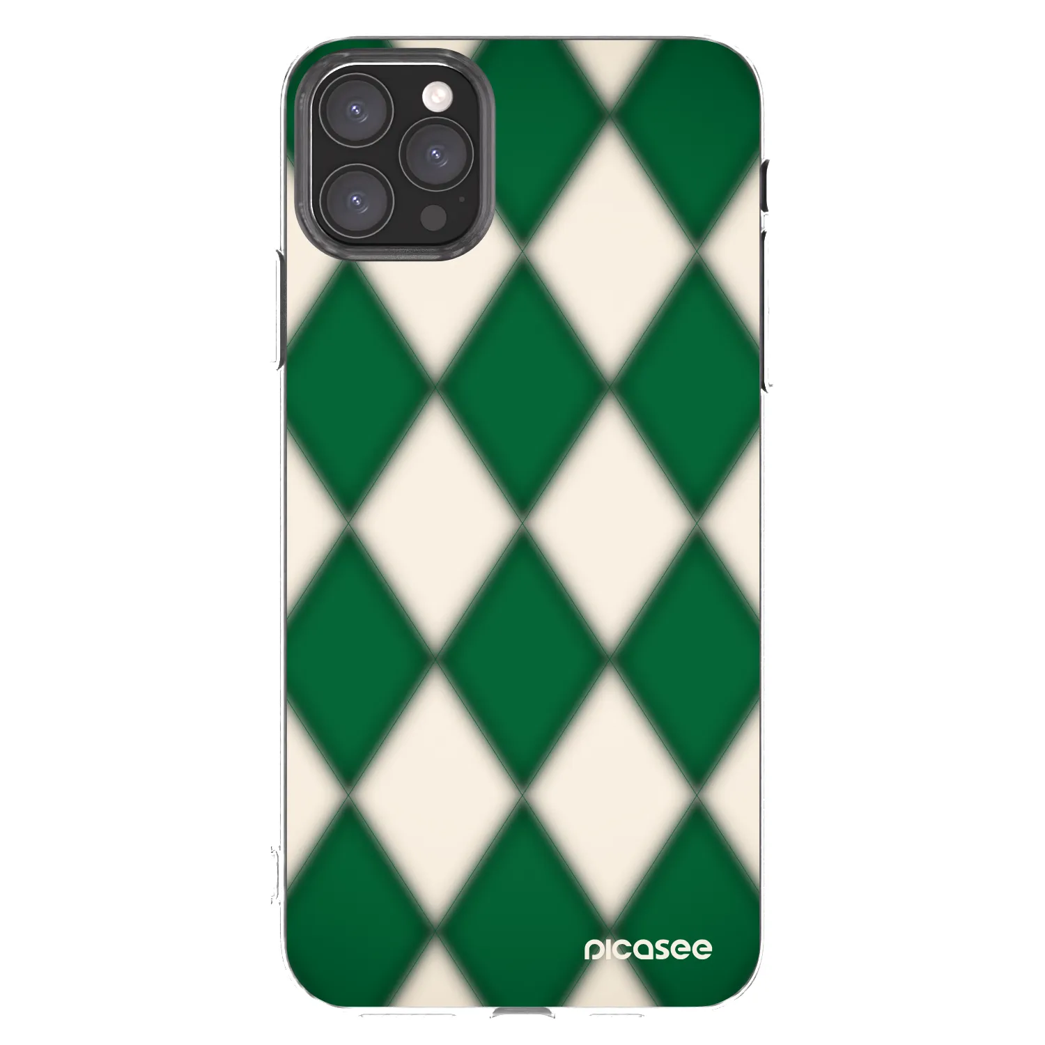 Picasee silikonowe przeźroczyste etui na Apple iPhone 11 Pro Max - Emerald Diamond