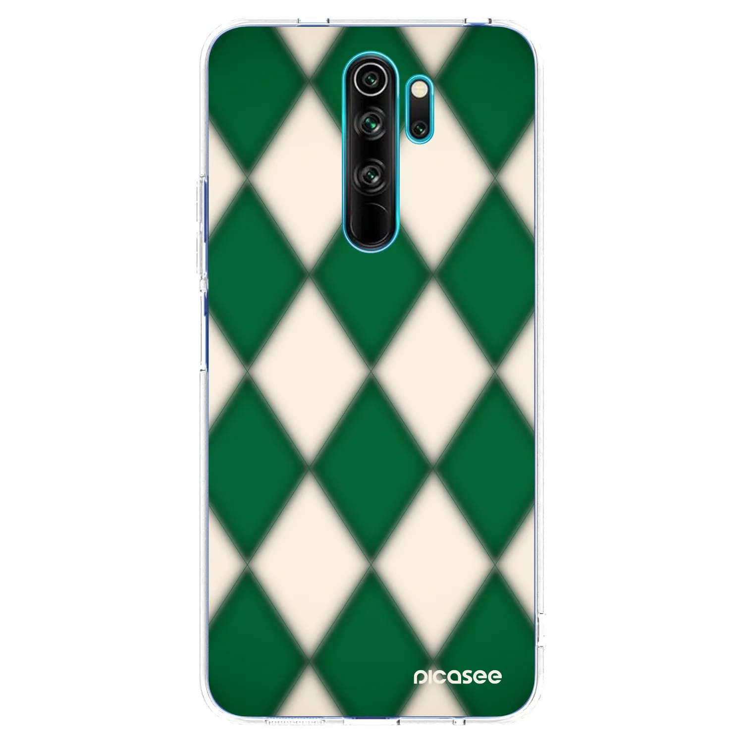 Picasee silikonowe przeźroczyste etui na Xiaomi Redmi Note 8 Pro - Emerald Diamond