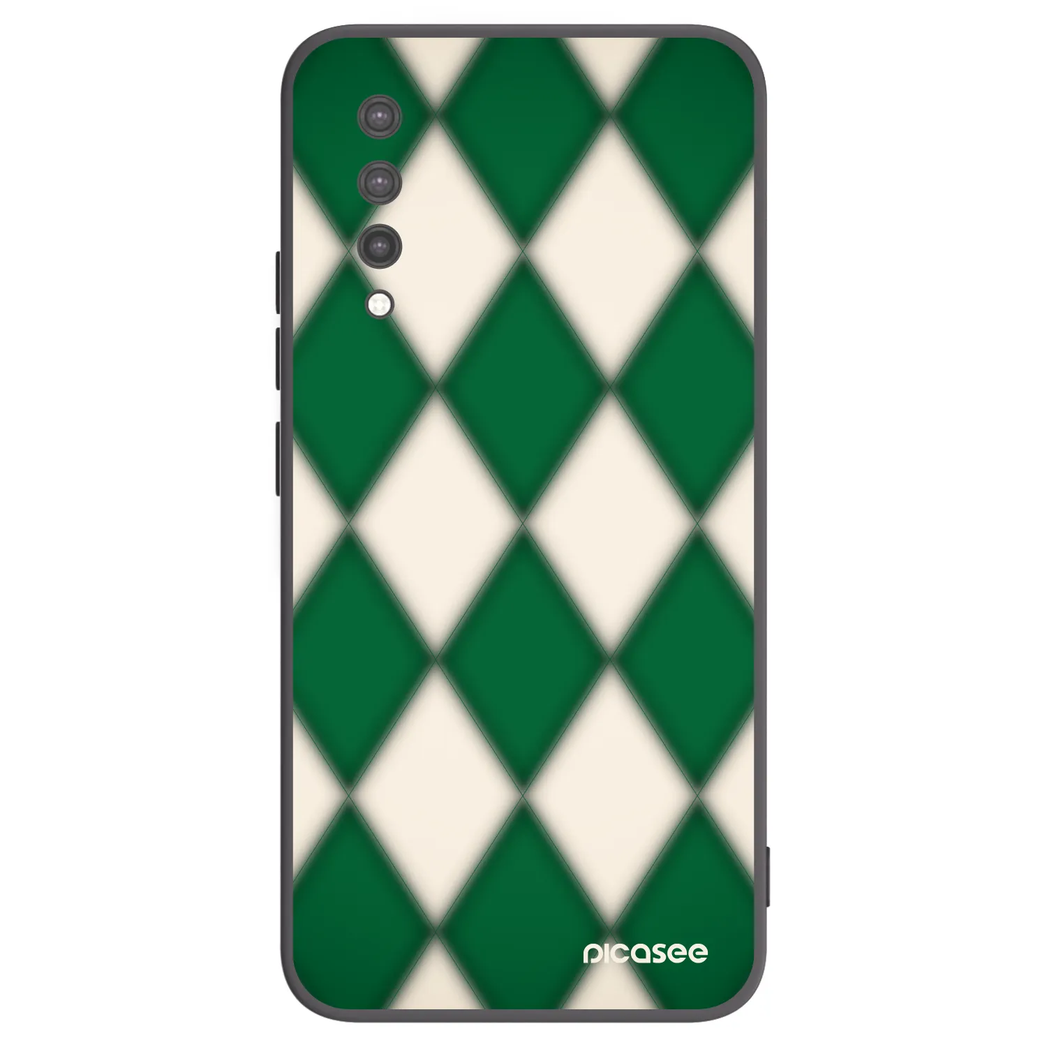 Picasee silikonowe czarne etui na Xiaomi Mi 9 Lite - Emerald Diamond