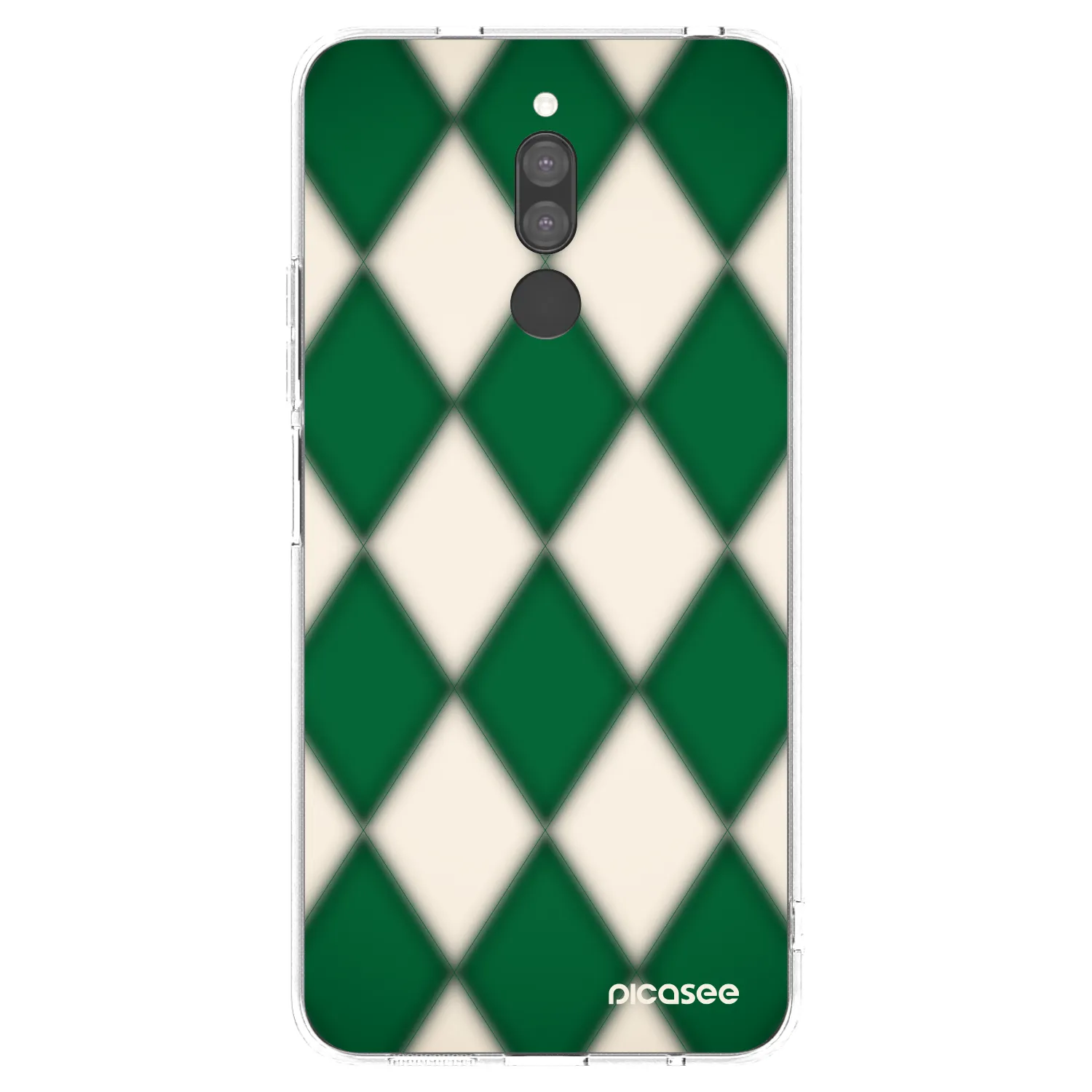 Picasee silikonowe przeźroczyste etui na Xiaomi Redmi 8 - Emerald Diamond