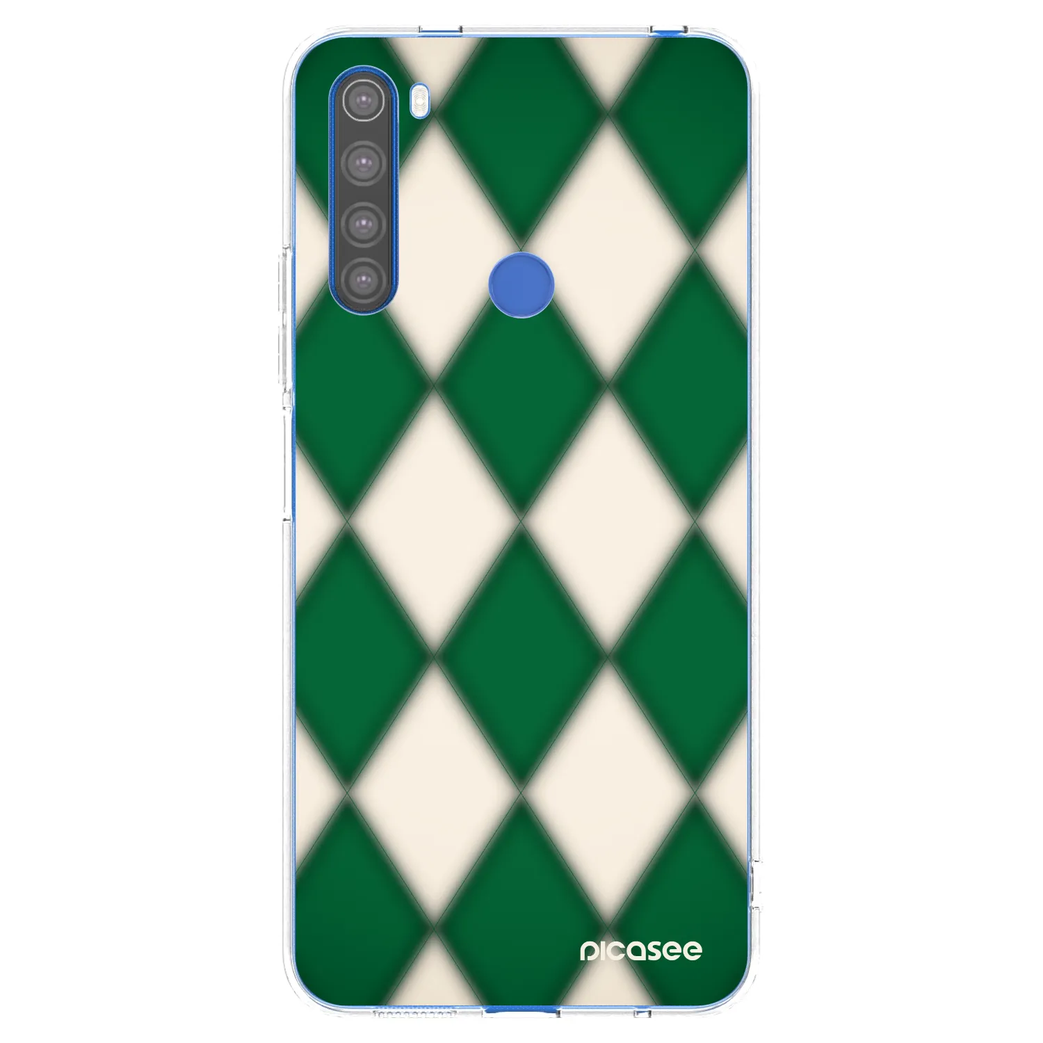 Picasee silikonowe przeźroczyste etui na Xiaomi Redmi Note 8T - Emerald Diamond