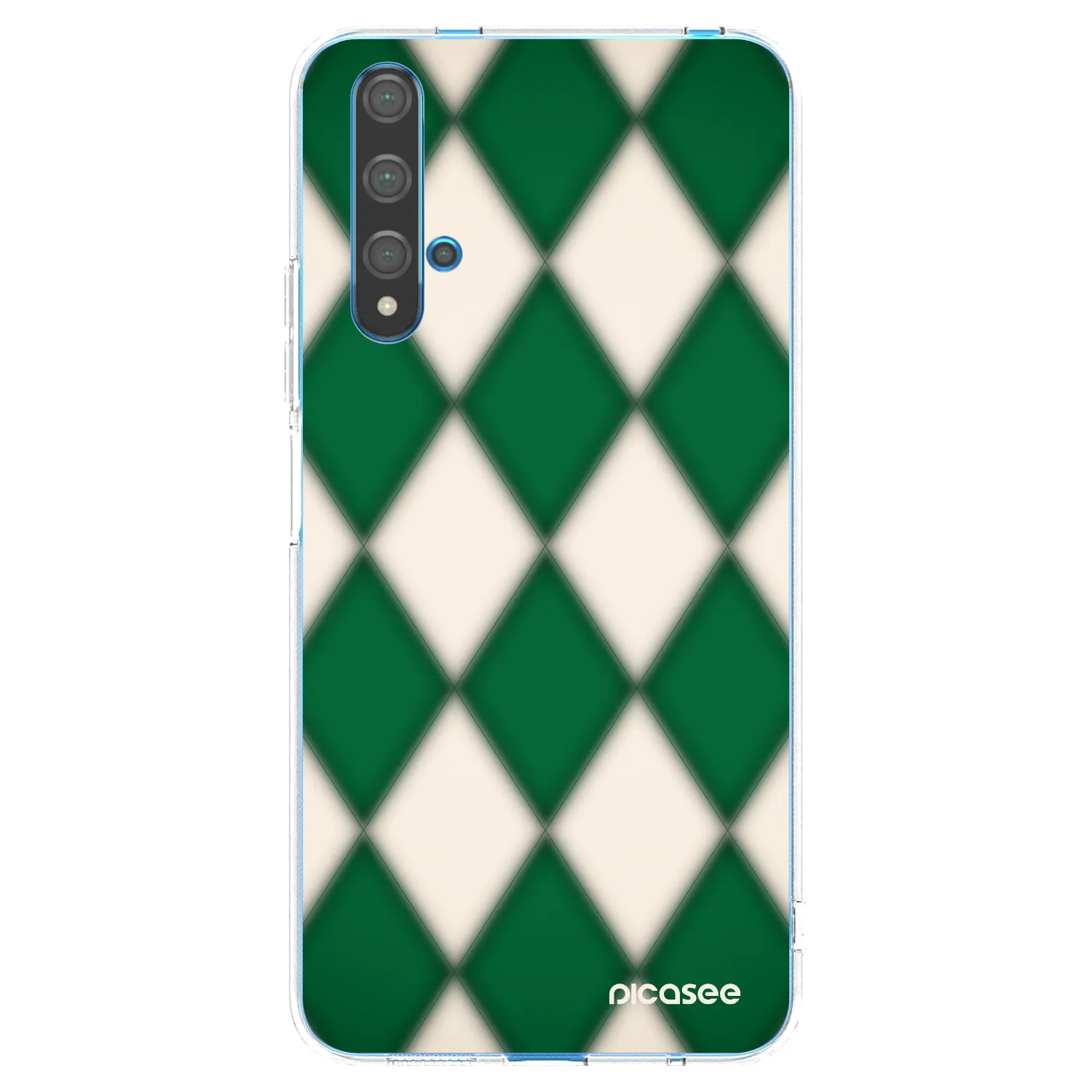 Picasee silikonowe przeźroczyste etui na Huawei Nova 5T - Emerald Diamond