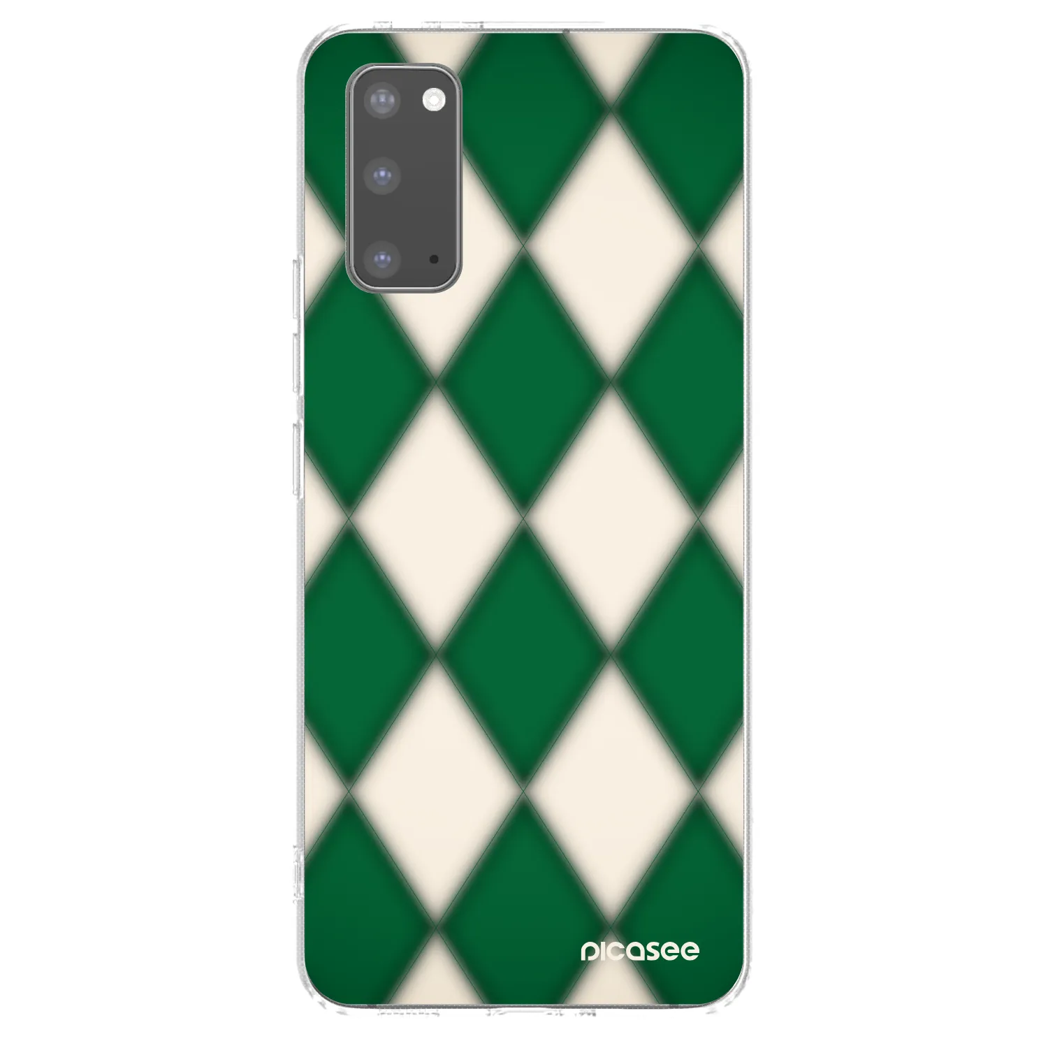 Picasee silikonowe przeźroczyste etui na Samsung Galaxy S20 G980F - Emerald Diamond