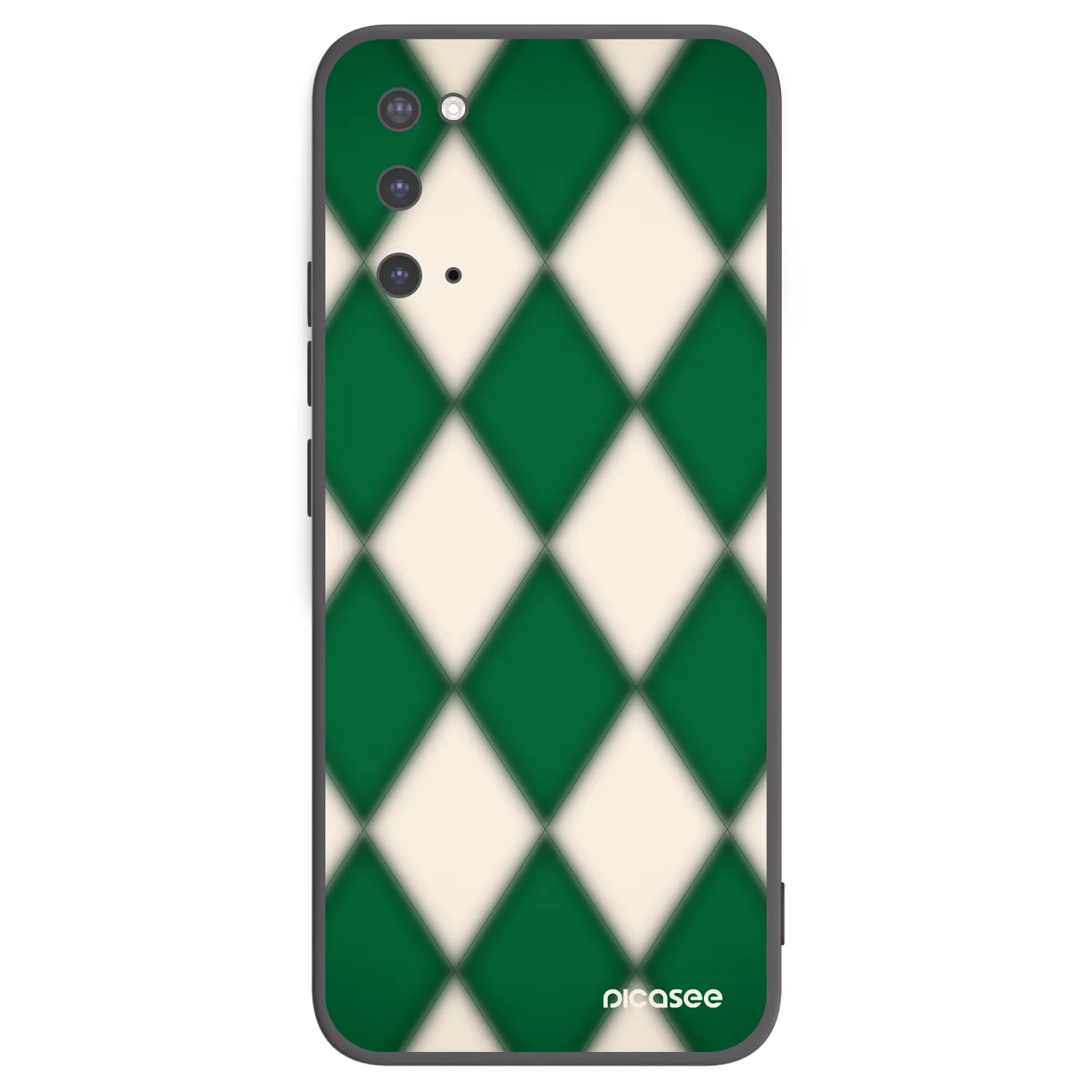 Picasee silikonowe czarne etui na Samsung Galaxy S20 G980F - Emerald Diamond