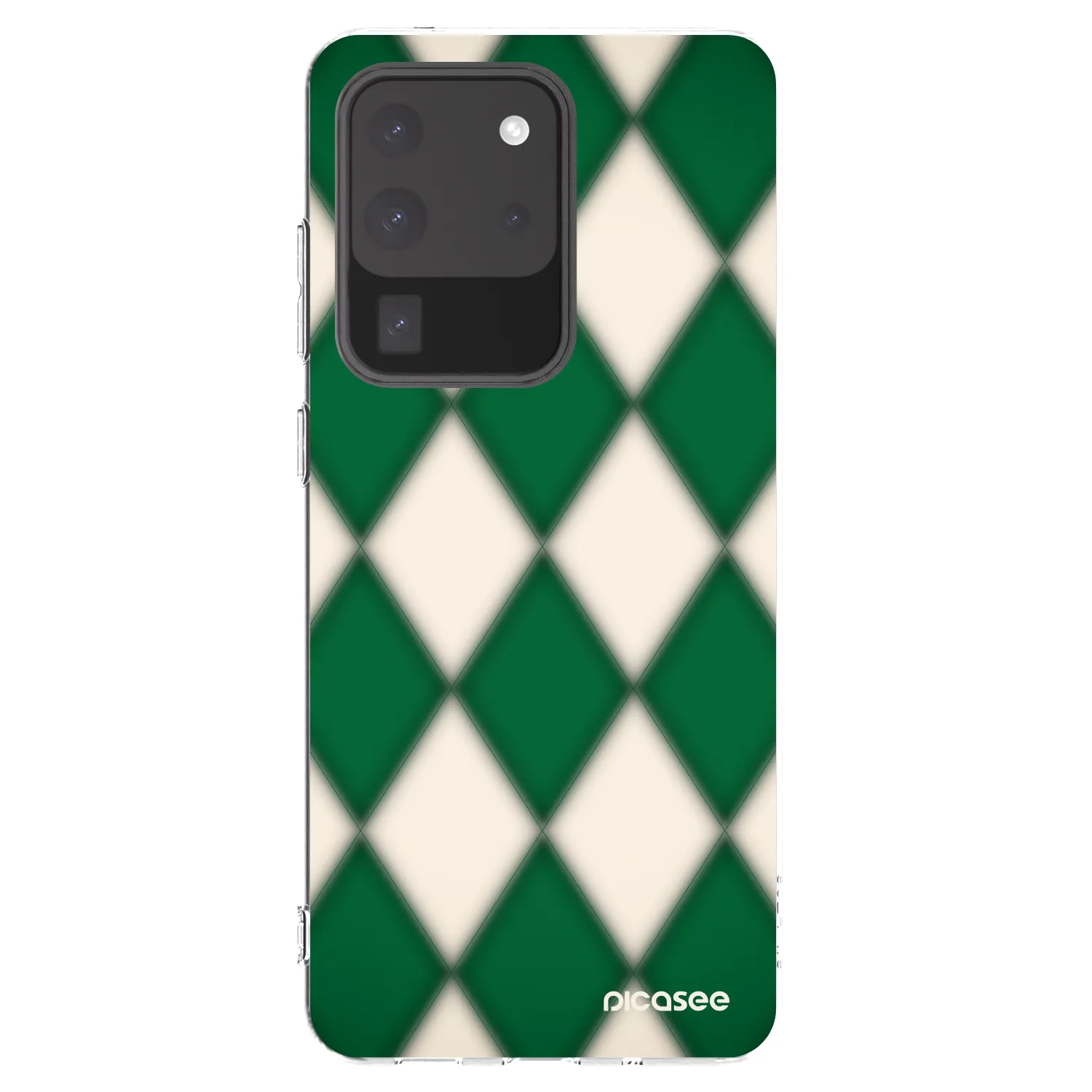 Picasee silikonowe przeźroczyste etui na Samsung Galaxy S20 Ultra 5G G988F - Emerald Diamond