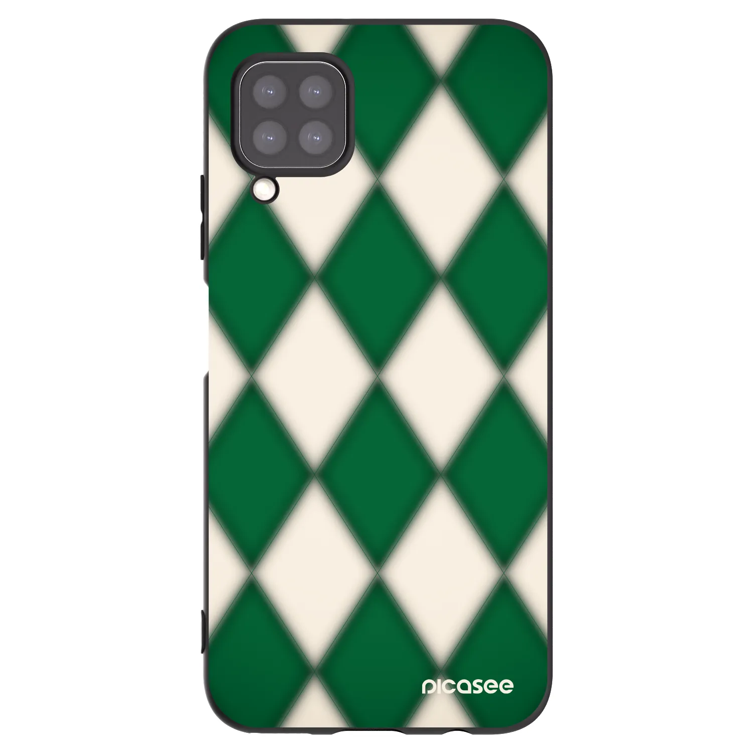 Picasee silikonowe czarne etui na Huawei P40 Lite - Emerald Diamond