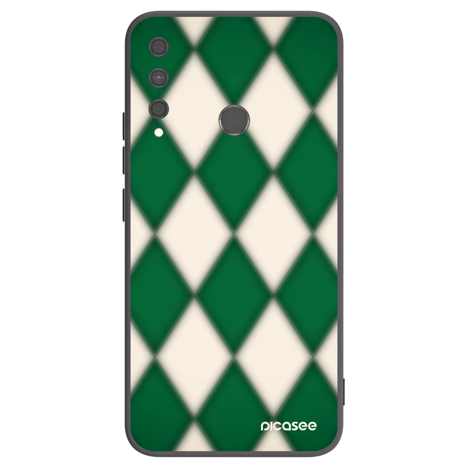 Picasee silikonowe czarne etui na Huawei P40 Lite E - Emerald Diamond