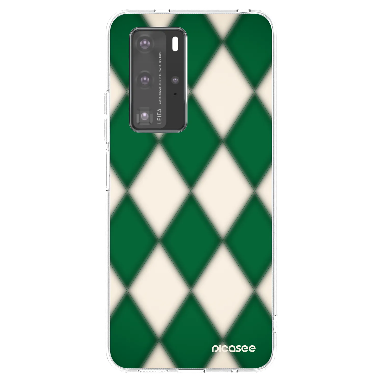 Picasee silikonowe przeźroczyste etui na Huawei P40 Pro - Emerald Diamond