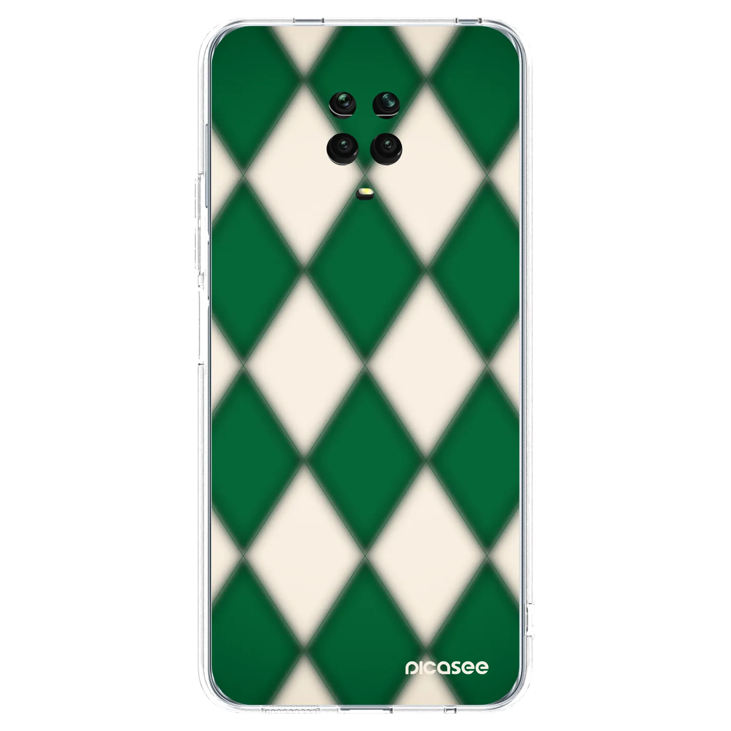 Picasee silikonowe przeźroczyste etui na Xiaomi Redmi Note 9 Pro - Emerald Diamond