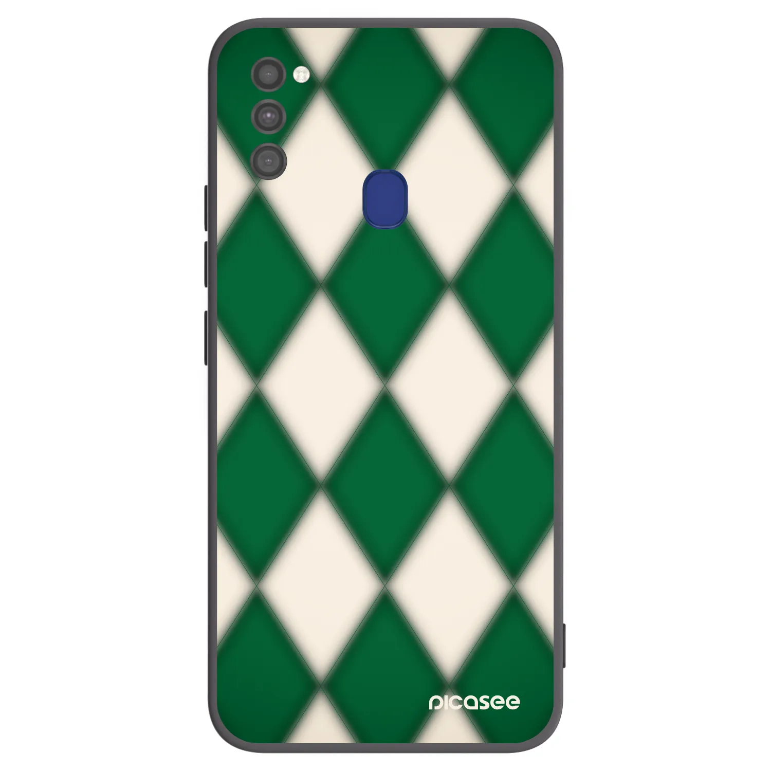 Picasee silikonowe czarne etui na Samsung Galaxy M21 M215F - Emerald Diamond
