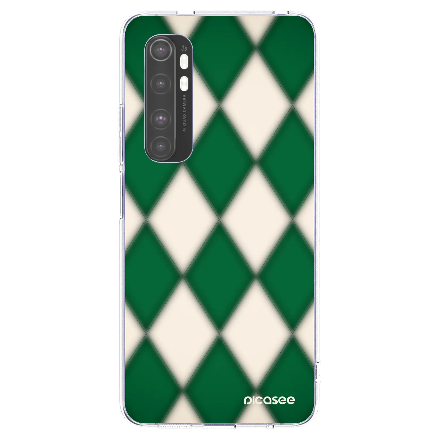 Picasee silikonowe przeźroczyste etui na Xiaomi Mi Note 10 Lite - Emerald Diamond