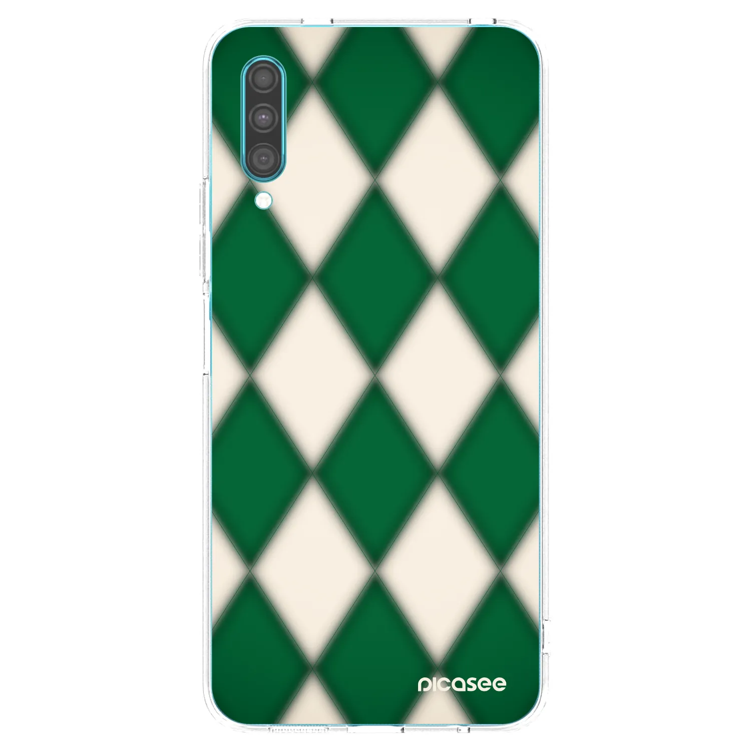 Picasee silikonowe przeźroczyste etui na Samsung Galaxy A30s A307F - Emerald Diamond