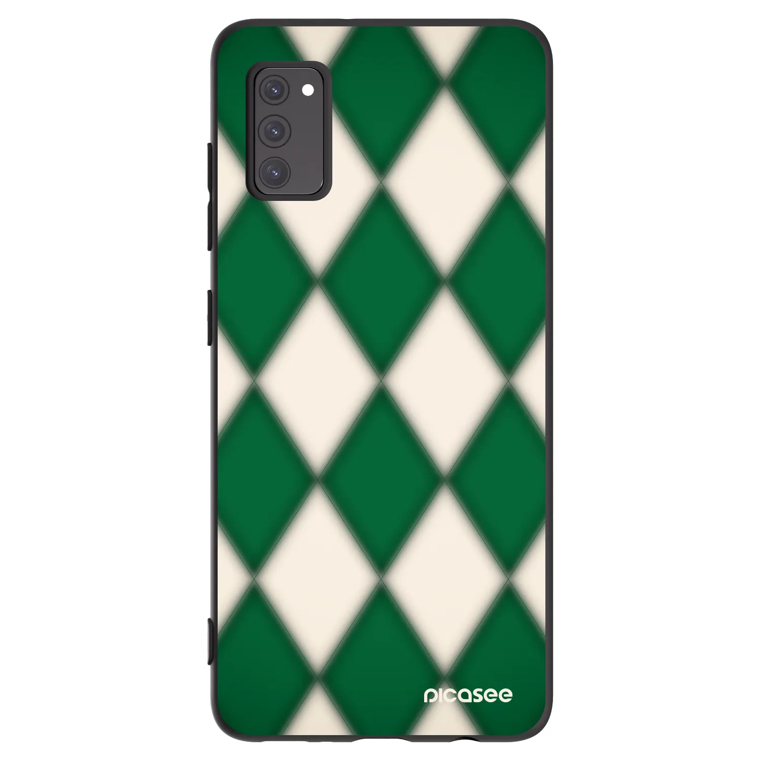 Picasee silikonowe czarne etui na Samsung Galaxy A41 A415F - Emerald Diamond