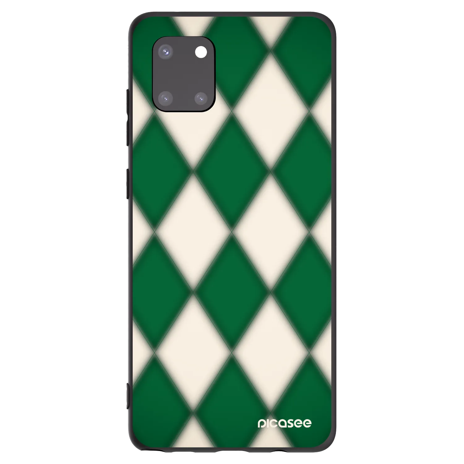 Picasee silikonowe czarne etui na Samsung Galaxy Note 10 Lite N770F - Emerald Diamond