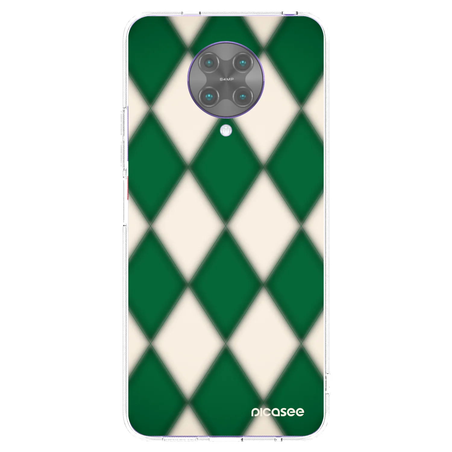 Picasee silikonowe przeźroczyste etui na Xiaomi Poco F2 Pro - Emerald Diamond