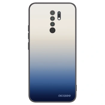 Picasee silikonowe czarne etui na Xiaomi Redmi 9 - Gravity Fade