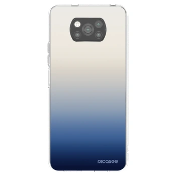 Picasee silikonowe czarne etui na Xiaomi Poco X3 - Gravity Fade