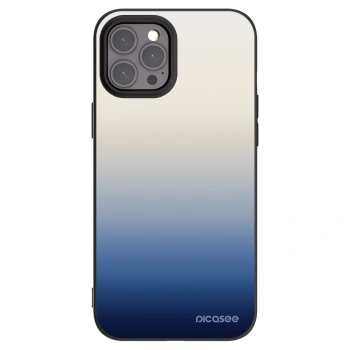 Picasee silikonowe czarne etui na Apple iPhone 12 Pro Max - Gravity Fade