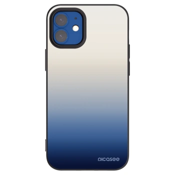 Picasee silikonowe czarne etui na Apple iPhone 12 mini - Gravity Fade