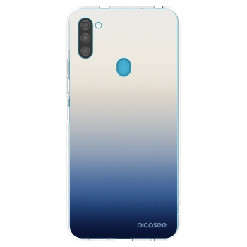 Picasee silikonowe przeźroczyste etui na Samsung Galaxy M11 - Gravity Fade