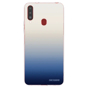 Picasee silikonowe przeźroczyste etui na Samsung Galaxy A20s - Gravity Fade