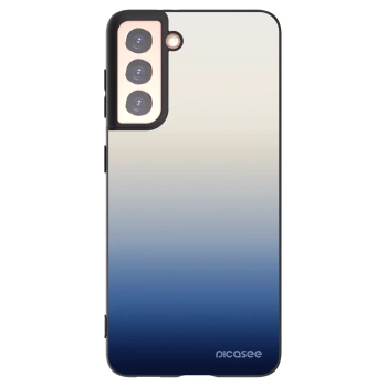 Picasee silikonowe czarne etui na Samsung Galaxy S21 5G G991B - Gravity Fade